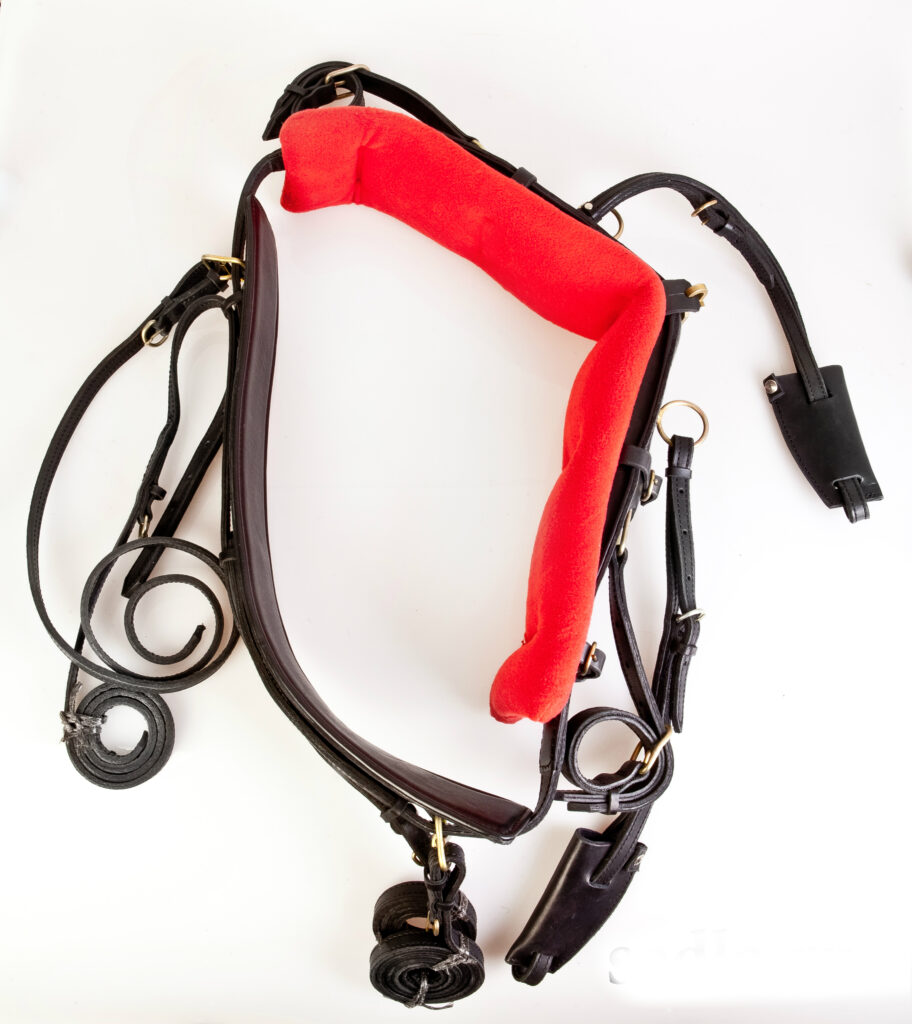 Упряжь рысистая на колпачках-0